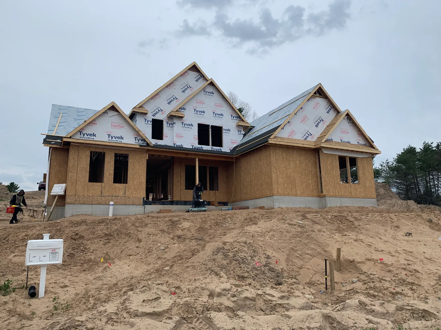 Roofing & Siding for new home construction